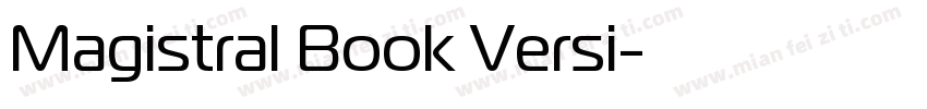 Magistral Book Versi字体转换